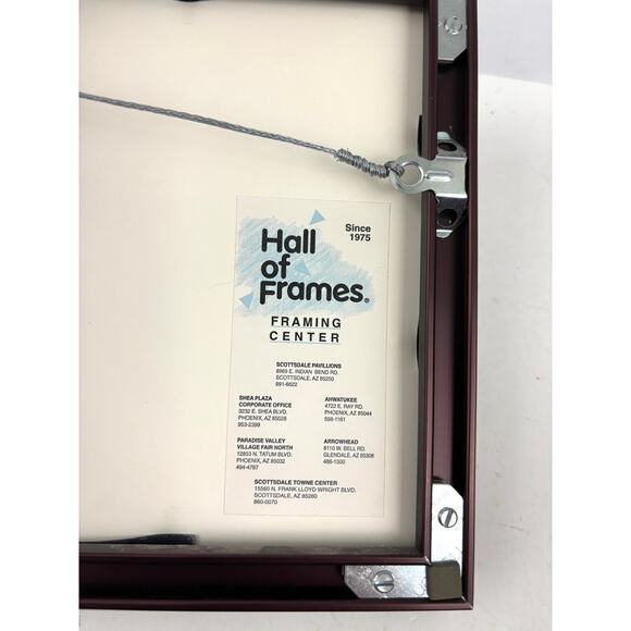 VTG Tori Garretson Mixed Media Hope Tapestry Southwest Wall Art- Signed Framed - Picture 12 of 12